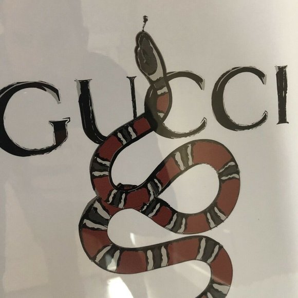Fairchild Paris Gucci Snake Framed Wall Art